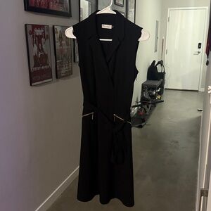 Sleeveless Wrap Midi Dress